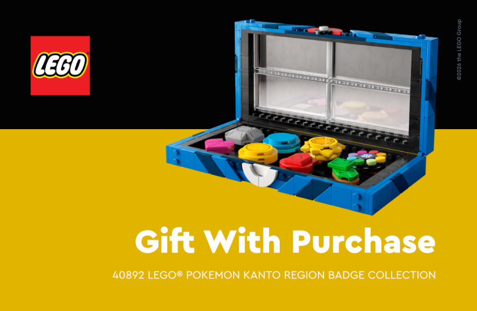 LEGO Pokemon Kanto Region Badge Collection