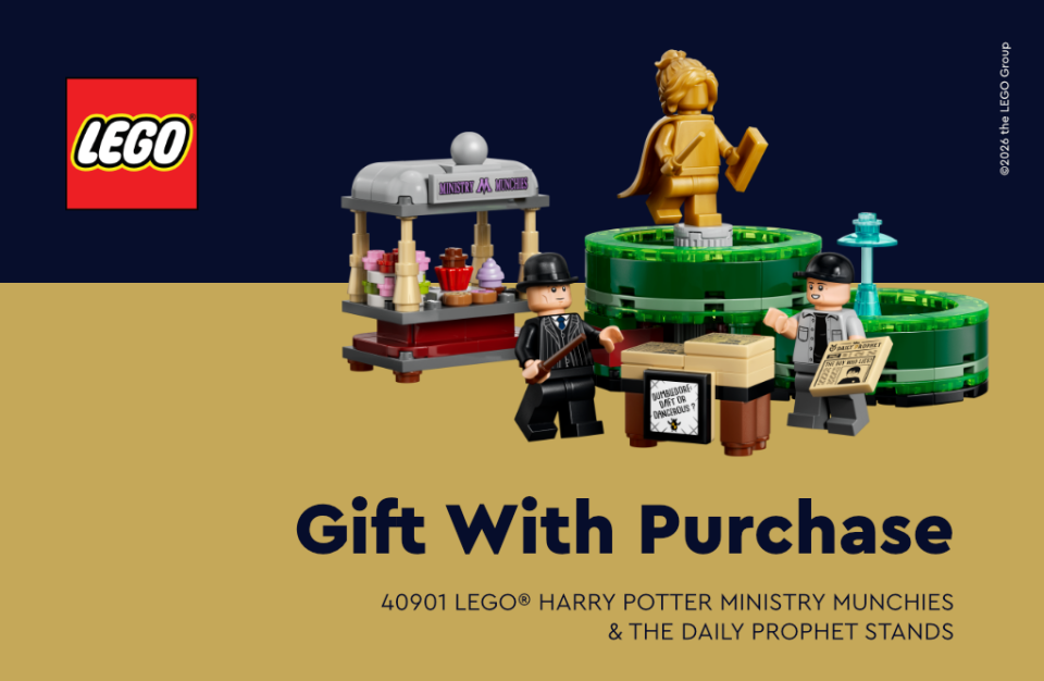 LEGO Harry Potter Ministry Munchies & The Daily Prophet Stands