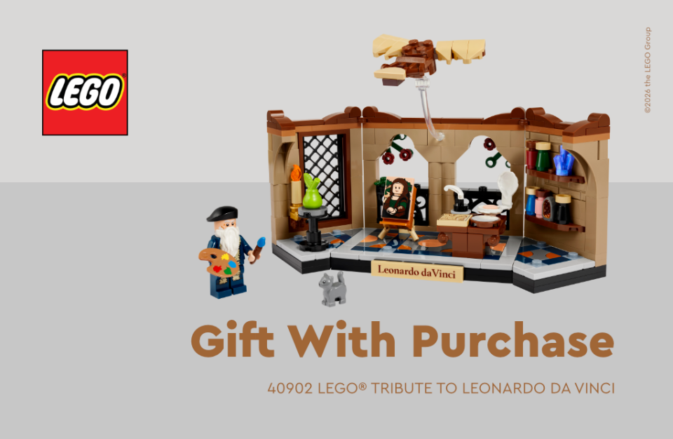 LEGO Tribute To Leonardo Da Vinci