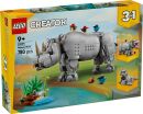LEGO Creator 3in1 Wild Animals: Majestic Rhino With Birds (31171) (0)