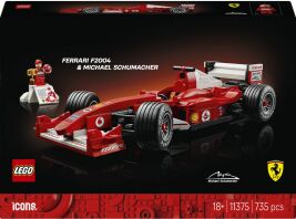 LEGO® Icons Ferrari F2004 & Michael Schumacher (11375)