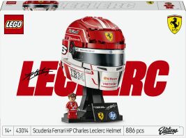 LEGO® Editions Scuderia Ferrari HP Charles Leclerc Helmet (43014)
