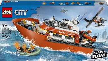 LEGO® City Coast Guard Rescue Boat & Helicopter (60504)
