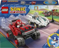 LEGO® Sonic The Hedgehog Silver's Car vs. Knuckles' Monster Truck (77118)