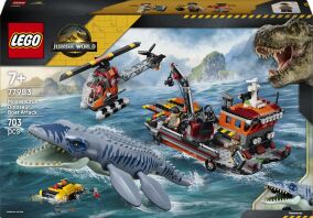 LEGO® Jurassic World Mosasaurus Dinosaur Boat Attack (77983)