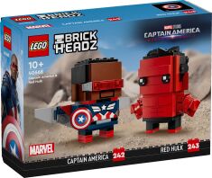 LEGO Brickheadz Captain America & Red Hulk (40668)