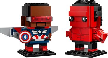 LEGO Brickheadz Captain America & Red Hulk (40668)