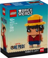 LEGO Brickheadz Monkey D. Luffy Figure (40799)