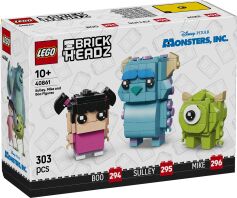 LEGO Brickheadz Disney Sulley, Mike & Boo Figures (40861)