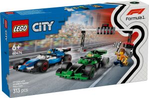 LEGO City F1 Grid With VCARB & Sauber Race Cars (60474)