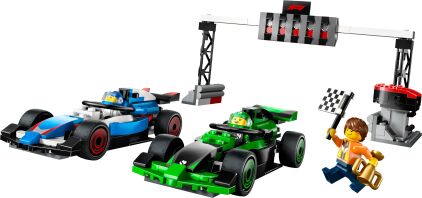 LEGO City F1 Grid With VCARB & Sauber Race Cars (60474)