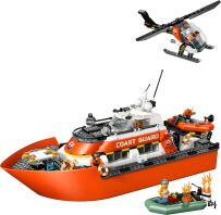 LEGO City Coast Guard Rescue Boat & Helicopter (60504)
