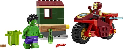LEGO Super Heroes Iron Man With Bike & The Hulk (76287)