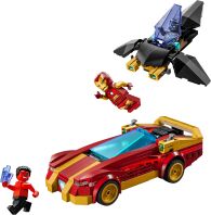 LEGO Super Heroes Iron Man Car & Black Panther vs. Red Hulk (76310)
