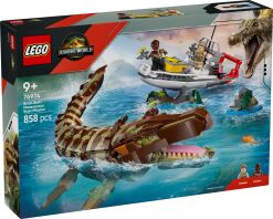 LEGO Jurassic World Brick-Built Mosasaurus Boat Mission (76974)
