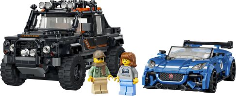 LEGO® Speed Champions Jaguar Project 7 & Land Rover Defender (77264)