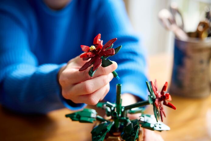 LEGO Icons Botanical Poinsettia (10370) (4)