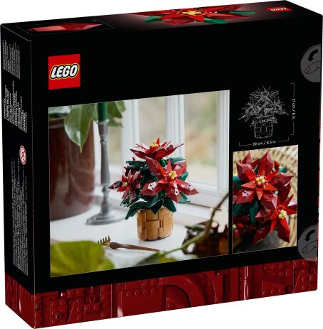 LEGO Icons Botanical Poinsettia (10370) (8)
