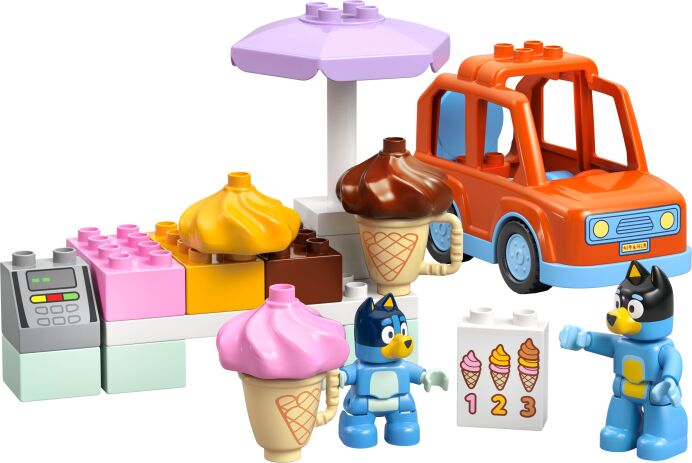 LEGO Duplo Bluey Ice Cream Trip With Bluey (10458) (1)