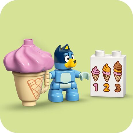 LEGO Duplo Bluey Ice Cream Trip With Bluey (10458) (3)