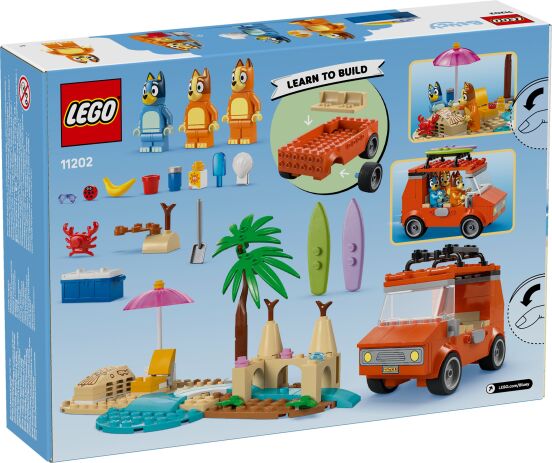 LEGO Bluey's Beach & Family Car Trip (11202) (11)