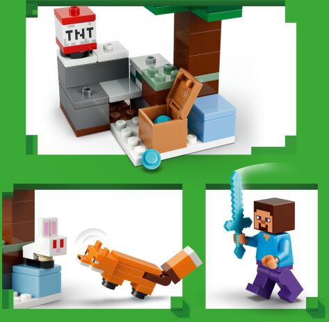 LEGO® Minecraft Steve's Taiga Adventure (21583) (3)