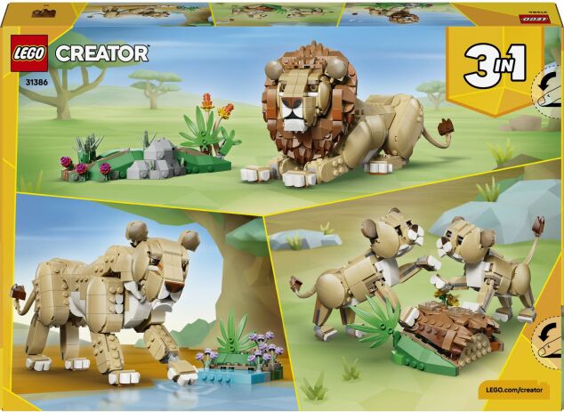 LEGO® Creator 3in1 Wild Animals: Majestic Lion (31386) (9)