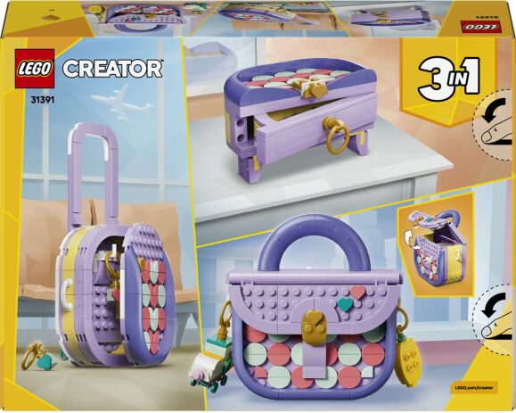 LEGO® Creator 3in1 Art Fashion Bag With Storage (31391) (8)