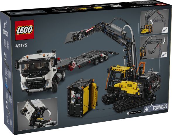 LEGO Technic Volvo FMX Truck & EC230 Electric Excavator (42175) (12)