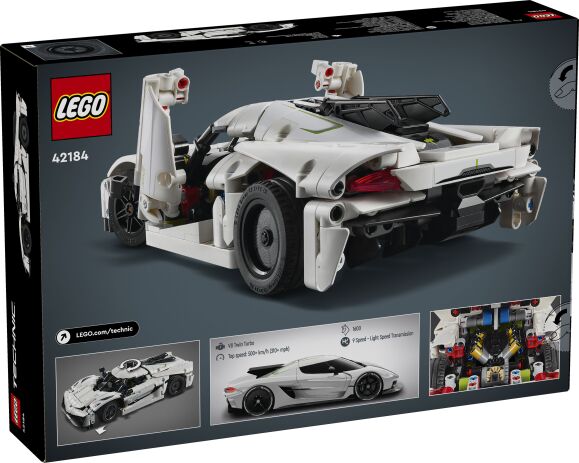 LEGO Technic Koenigsegg Jesko Absolut White Hypercar (42184) (11)