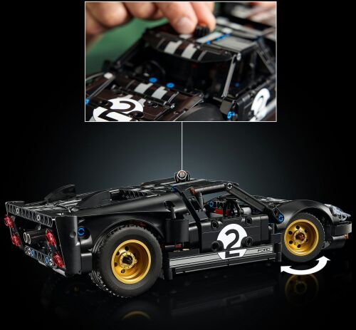 LEGO® Technic 1966 Ford GT40 MK II Race Car (42223) (5)