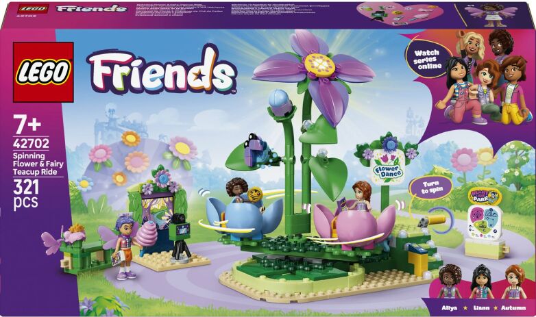 LEGO® Friends Spinning Flower & Fairy Teacup Ride (42702) (0)