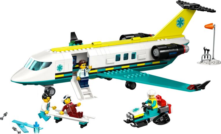 LEGO City Emergency Air Ambulane Airplane (60465) (1)