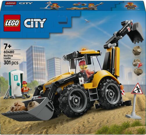 LEGO® City Yellow Backhoe Loader (60480) (0)