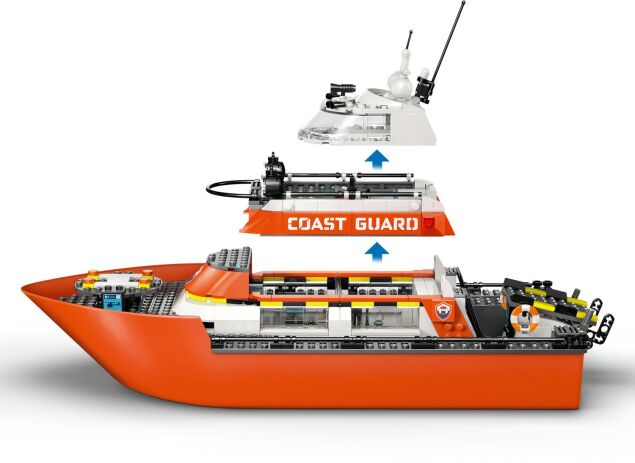 LEGO® City Coast Guard Rescue Boat & Helicopter (60504) (3)