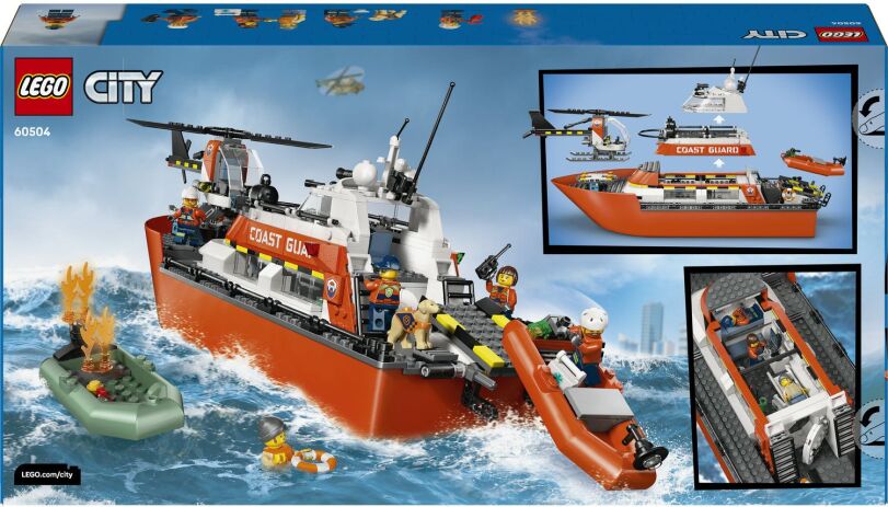 LEGO® City Coast Guard Rescue Boat & Helicopter (60504) (8)