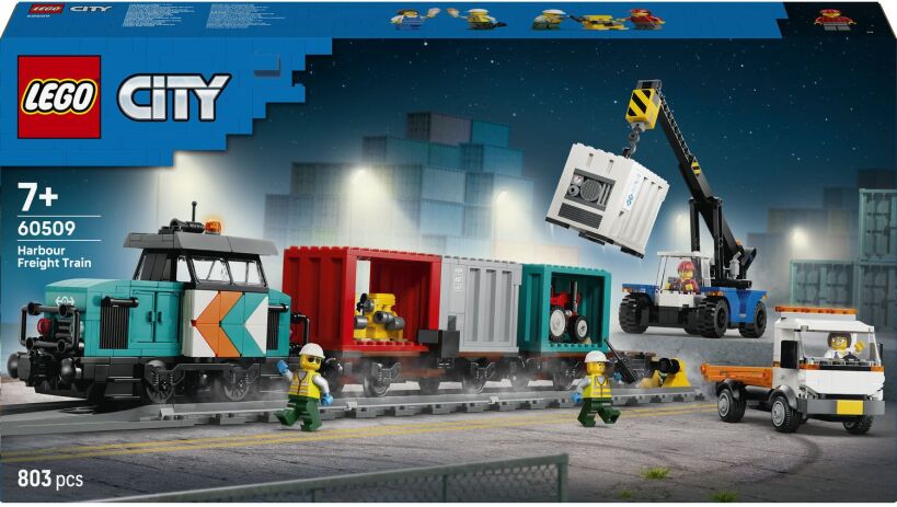 LEGO® City Harbor Freight Train With Crane & Truck (60509) (0)