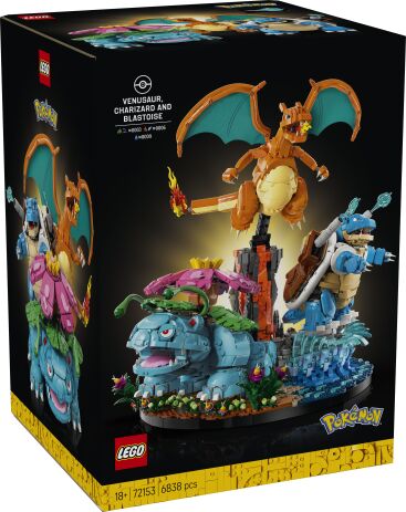 LEGO Pokemon: Venusaur, Charizard & Blastoise (72153) (0)