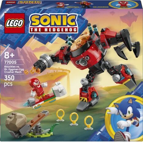 LEGO® Sonic The Hedgehog Knuckles vs. Dr. Eggman Egg Crusher Mech (77005) (0)