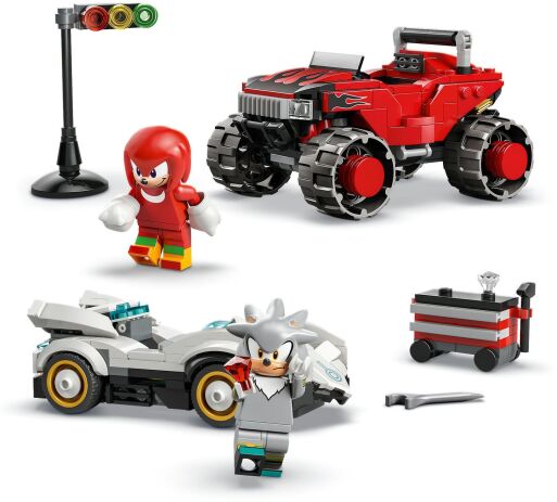 LEGO® Sonic The Hedgehog Silver's Car vs. Knuckles' Monster Truck (77118) (3)