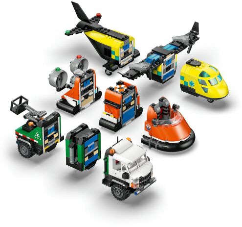LEGO® City Airplane, Service Truck & Hovercraft Remix (60505) (4)