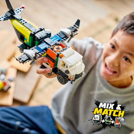 LEGO® City Airplane, Service Truck & Hovercraft Remix (60505) (5)