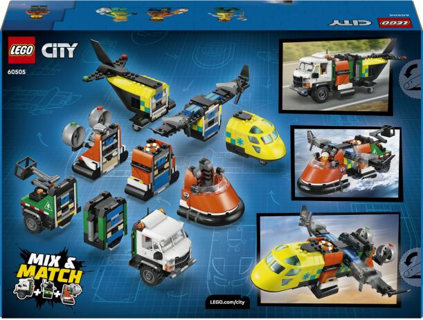 LEGO® City Airplane, Service Truck & Hovercraft Remix (60505) (8)