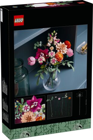 LEGO Botanical Pretty Pink Flower Bouquet (10342) (8)