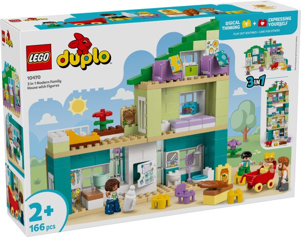 LEGO Duplo 3in1 Modern Family House With Figures (10470) (0)