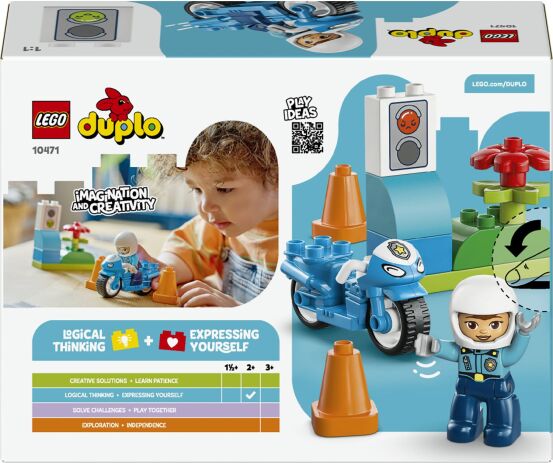 LEGO® DUPLO® Blue Police Motorcycle (10471) (8)