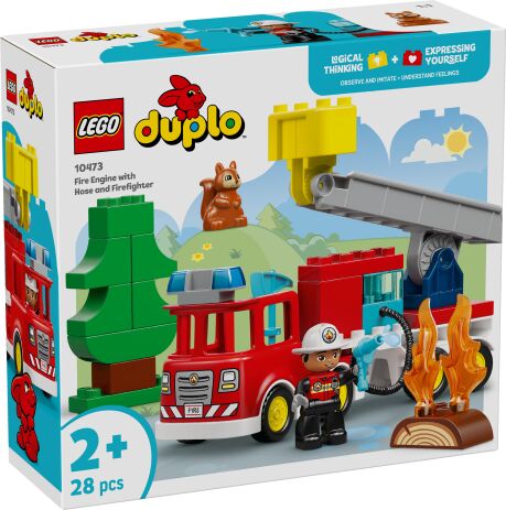 LEGO Duplo Fire Truck With Hose And Firefighter (10473) (0)