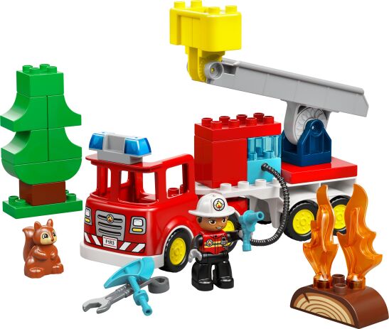LEGO Duplo Fire Truck With Hose And Firefighter (10473) (1)