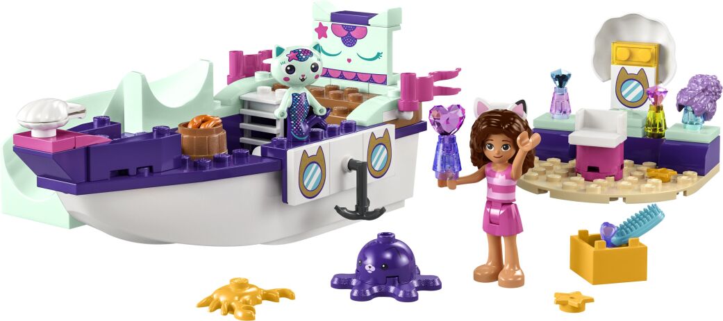 LEGO Gabby's Dollhouse Gabby & Mercat's Ship & Spa (10786) (1)