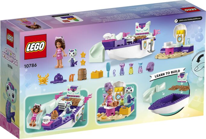 LEGO Gabby's Dollhouse Gabby & Mercat's Ship & Spa (10786) (8)